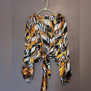 Rue21+ 70s style blouse